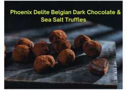 Gluten Free &amp; No Added Sugar Dark Chocolate &amp; Sea Salt Truffles